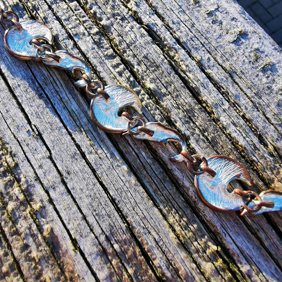 Mermaid and Wave Enamel on Silver Tone Bracelet - Picture 16 of 16